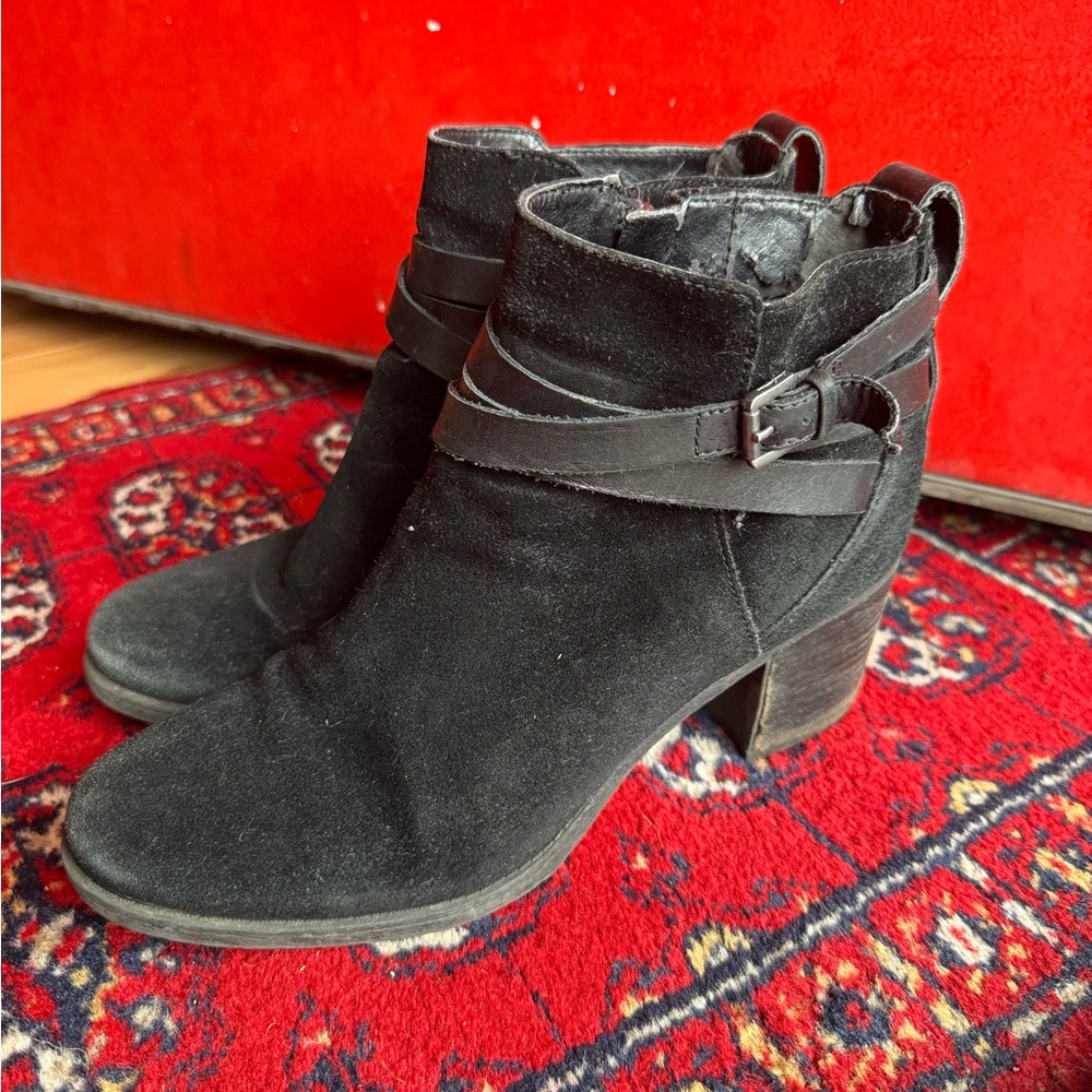 Black Suede Ankle Boots